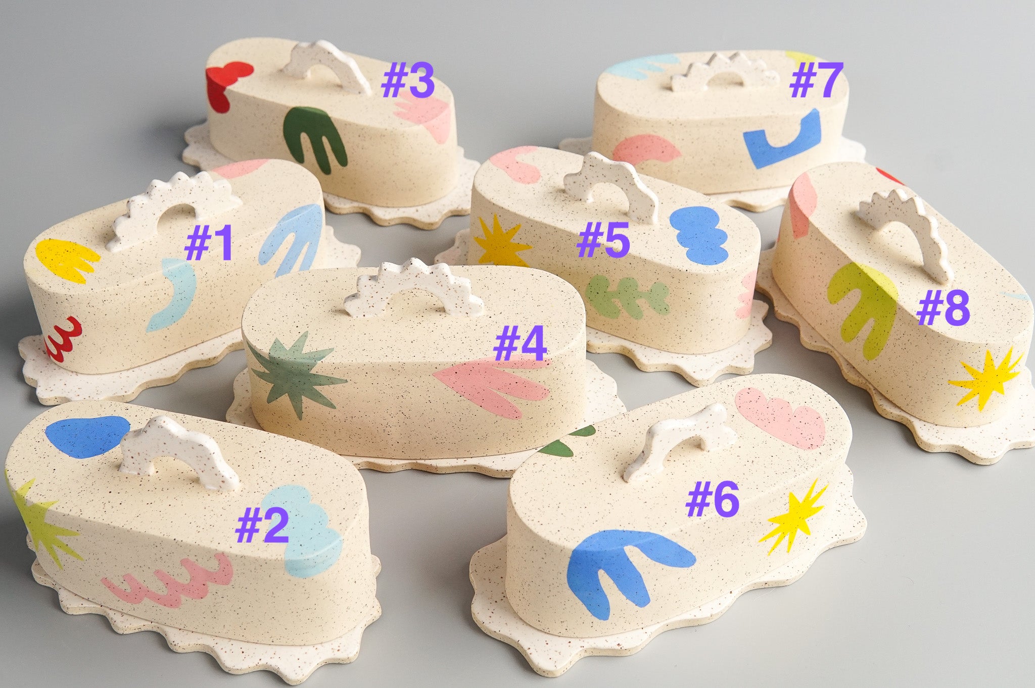 The Beige Motel: Shapes Butter Dish