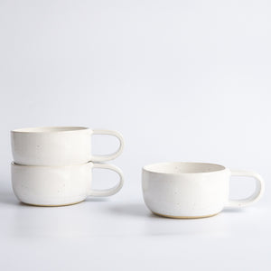 Earth and Her Flower: White Elise Mug