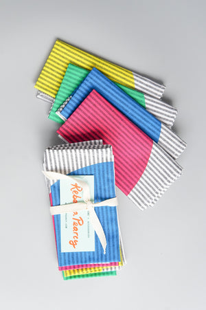 Rebecca Pearcy: CMYG Circle Cloth Napkins