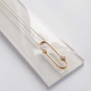 Tiro Tiro: Amparo Necklace with Rose Quartz