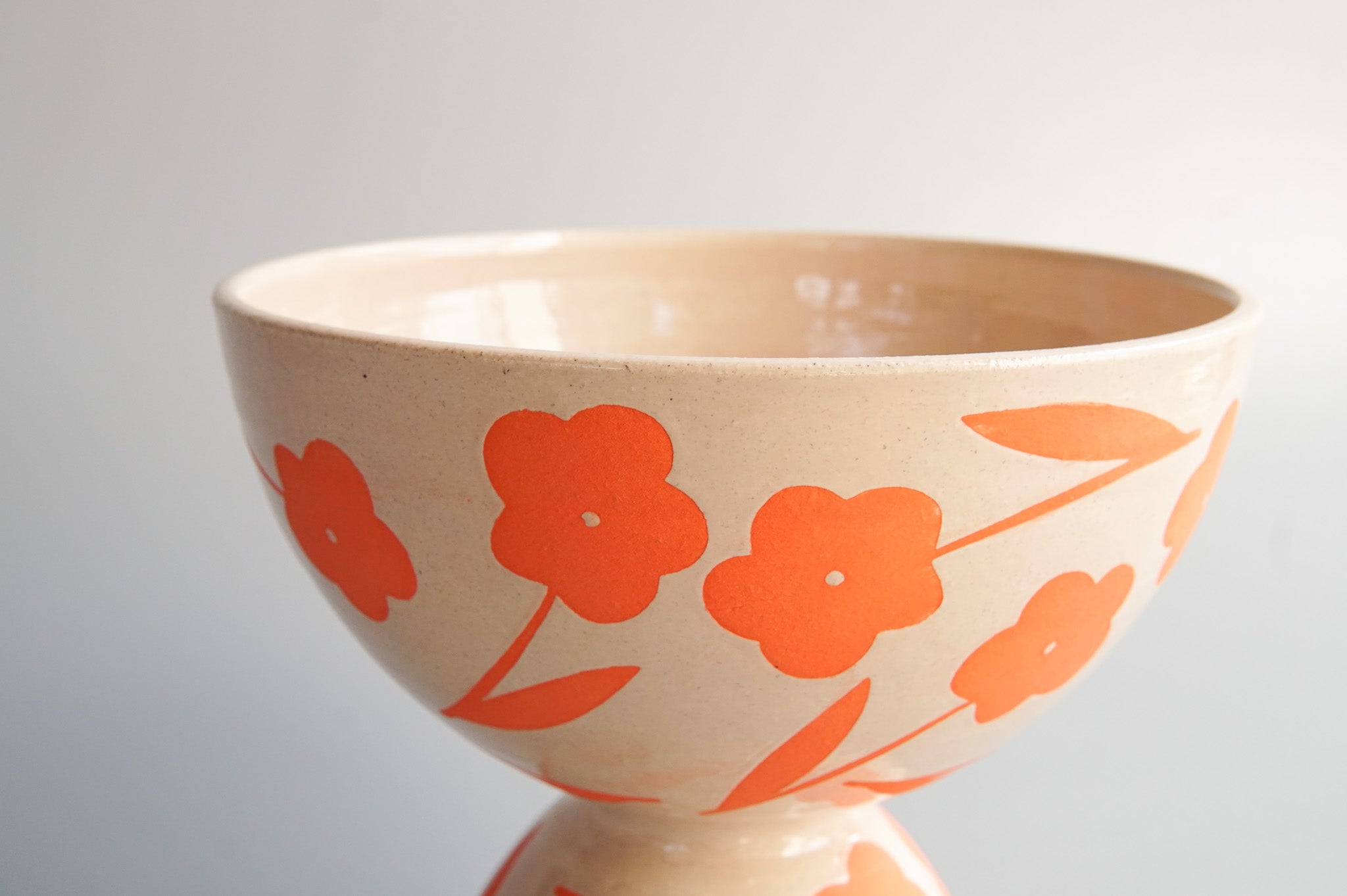 Made RVA: Large Poppy Pedestal Bowl