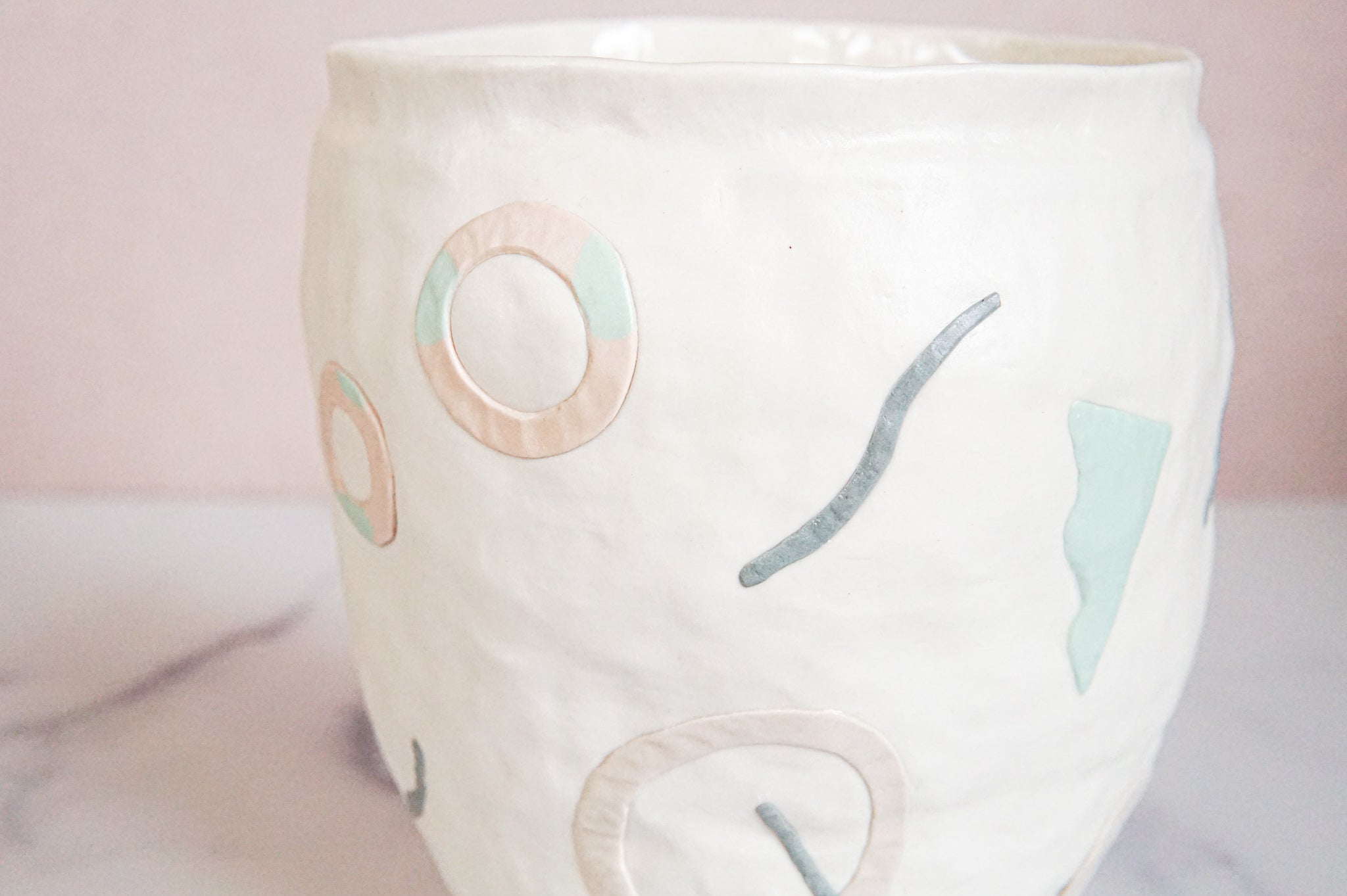 The Beige Motel: Round Shape Vase
