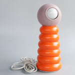 Rory Pots: YDA Lamp in Orange & Lilac