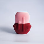 UAU Project: Pink/Maroon Eggplant Vase (Polish Artist)
