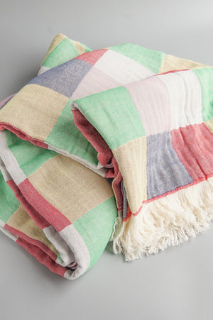 State: Giant Happy Throw Blanket