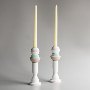 UAU Project: 3D Printed Candle Holder in Pastels (Polish Artist)