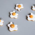 YRS: Midnight Snack Earrings, Fried Egg Friend