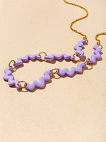 La Tusa: Lilac Serpentine Necklace