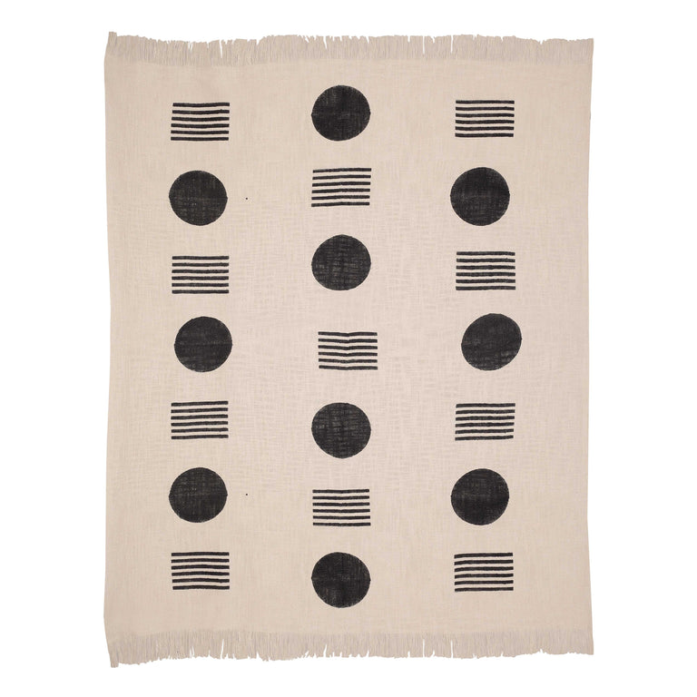 Casa Amarosa: Noir Celestial Throw Blanket