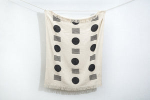 Casa Amarosa: Noir Celestial Throw Blanket
